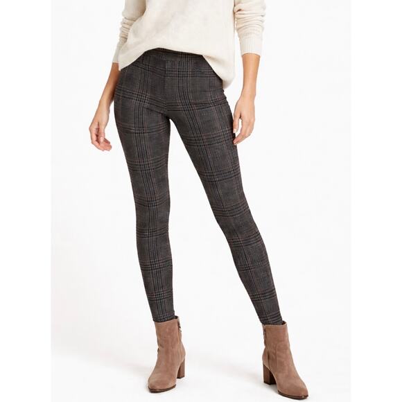 Sanctuary for Anthropologie Pants - Sanctuary x Anthropologie Plaid Leggings Small Gray Stretch Pants Size Small